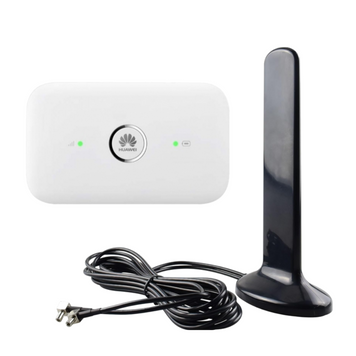 4G інтернет комплект автомобільний wifi роутер Huawei E5573 + автомобільна антена MIMO 16 Дб 6668 фото