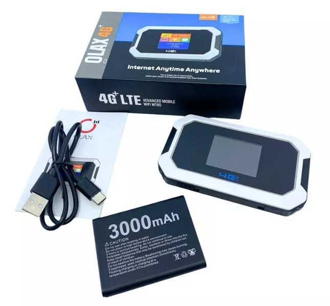 4G LTE комплект WIFI роутер Olax MT80 + антена MIMO планшет 17 Дб 900-2700 МГц 6767 фото