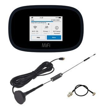 3G/4G автокомплект WiFi роутер Novatel MiFi 8000 + автомобільна антена 7 Дб 6610 фото