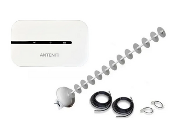 4G антений комплект WIFI роутер ANTENITI 5576 + антена Стріла MIMO 5 посиленням 2x20Дб 5963 фото