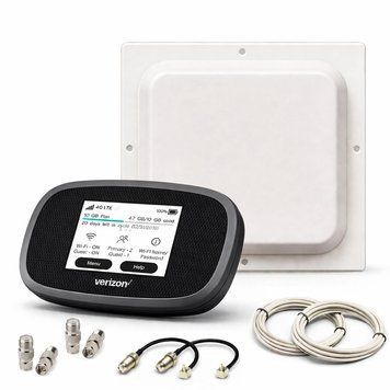 4G Wi-Fi комплект: роутер Novatel MiFi 8800L+&nbsp;Зовнішня панельна антена квадрат MIMO 2&times;17 dBi 6833 фото
