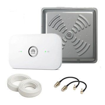 4G комплект роутер Huawei E5573 + антена панельна ENERGY MIMO 24 дБ (1700-2700 МГц) 6789 фото