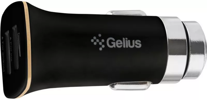 Автомобільний зарядний пристрій Gelius Apollo GP-CC01 2USB 3.1A 15W Black 6690 фото