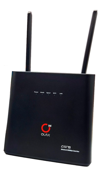 4G інтернет комплект WiFi роутер OLAX AX9 PRO з АКБ + антена Мілітарі Maxi MIMO 22 Дб 824-960-2700 МГц 6692 фото