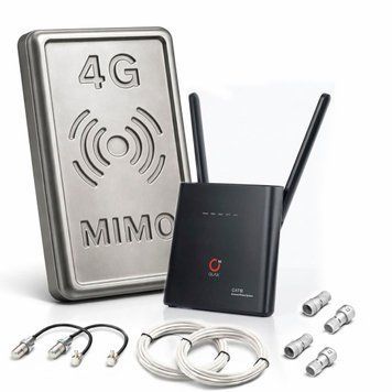 Комплект 4G інтернета OLAX AX9 Pro + антена Rnet MIMO 2x17 дБ 900-2700 МГц 6843 фото