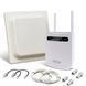 4G комплект интернета для дому роутер World Vision Connect Standard  + антенна MIMO 2x17 дБ Rnet 6844 фото 1