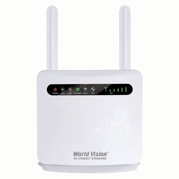 Комплект 4G інтернет без світла World Vision Standard для слабкого сигналу + антена 2x17 дБ Yust 6845 фото