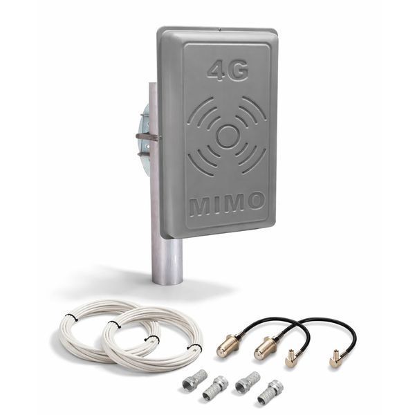 Комплект 4G LTE: USB Wi-Fi модем Bolt E8372 + Панельна антена MIMO 2&times;17 dBi Rnet 6797 фото