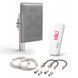 Комплект 4G LTE: USB Wi-Fi модем Bolt E8372 + Панельна антена MIMO 2&times;17 dBi Rnet 6797 фото 1