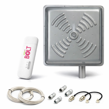 Комплект 4G LTE: USB-модем Bolt hiLink E8372 + панельна MIMO антена 24 дБ 6801 фото