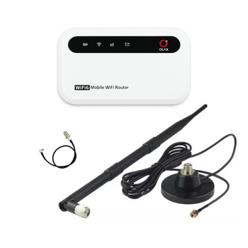 4G комплект для автомобіля роутер Olax 985 + зовнішня антена 10 Дб 6704 фото