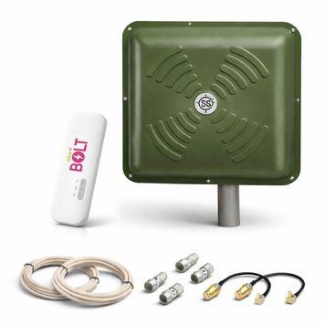 Комплект  4G інтернету &mdash; антена Energy MIMO 2&times;15 dBi + модем Bolt E8372 6803 фото