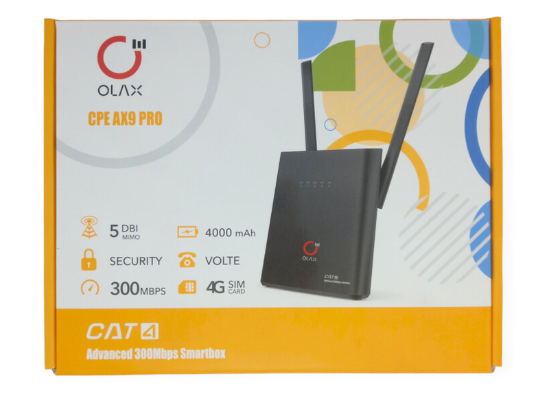 4G WiFi роутер маршрутизатор Olax AX9 pro с аккумулятором 4000 мАч 5940 фото