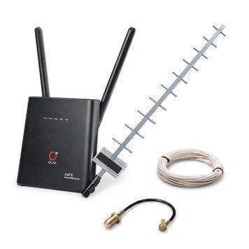 4G інтернет комплект в село Olax AX9 Pro + 4G антена стріла 21 Дб 6815 фото