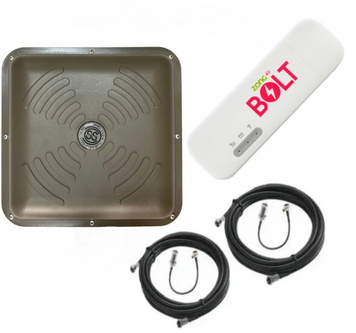 3G/4G WIFI комплект USB модем Bolt HiLink E8372 та панельна антена ENERGY MIMO 2x15 дБ 571 фото