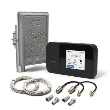 Комплект мобільного інтернету:5G/4G Wi-Fi роутер Inseego Novatel M3100 + панельна MIMO антена 2&times;17 dBi 6825 фото